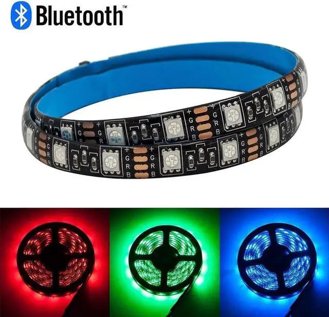 Alt view image 2 of 7 - USB LED Lighting Strip for HDTV - Medium (78in / 2M / 6.56FT) - Multi-Color RGB - USB LED Backlight Strip with Dimmer for Bias Lighting HDTV, Flat Screen TV LCD, Desktop Monitors, Kitchen Cabinets