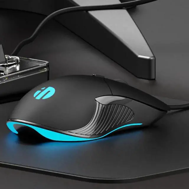 Alt view image 2 of 7 - WISDUM Wired Gaming Mouse 6 Buttons 4000 DPI LED Optical USB Computer Mouse Gamer Mice Gaming Mice For PC laptop