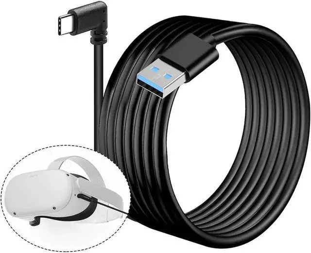 Main image of for Oculus Quest Link Cable 10ft, USB 3.0 USB A to USB C Cable Quest Link Cable High Speed Data Transfer & Fast Charging Cable Compatible for Oculus Quest Headset and Gaming PC and All Type C Devices