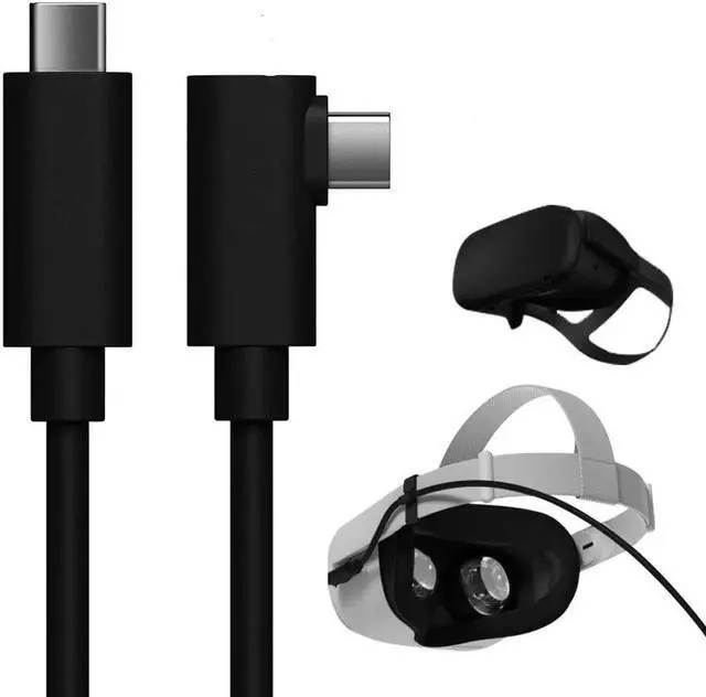 Main image of WISDUM USB C to USB C VR Link Cable 16ft / 5M, for Oculus Quest Link Cable, High Speed Data Transfer & Fast Charging USB C Cable Compatible for Oculus Quest Headset and Gaming PC