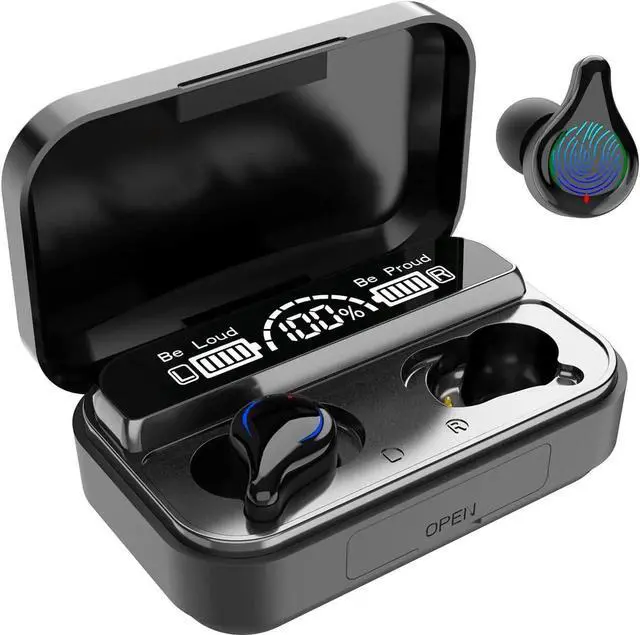 Main image of Wireless Earbuds, Bluetooth 5.2 in-Ear Headphones with 100H Playtime Charging Case, IPX5 Waterproof True Wireless Ear Buds, TWS Stereo Sports Earphones with Built-in Mic Compatible with iPhone/Android