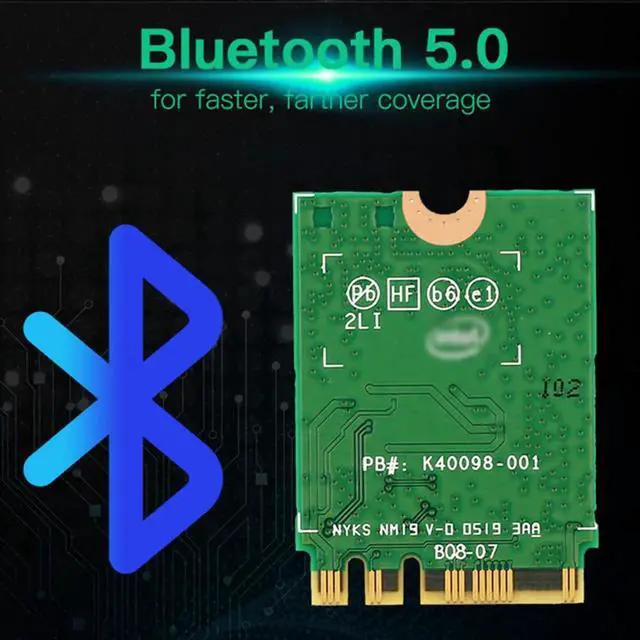 Alt view image 2 of 7 - Dual band 2.4Gbps Wi-Fi 6 AX200NGW 802.11ax/ac MU-MIMO 2x2 Wifi for AX200 NGFF M.2 Bluetooth 5.0 Network Wlan Card