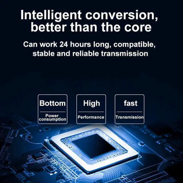 Alt view image 6 of 7 - VGA to HDMI Adapter for Connecting Traditional VGA Interface Laptop, PC to HDMI Monitor or Projector, Hannord 1080P VGA Male to HDMI Female Converter with 3.5mm Audio Lead and Power Supply Port