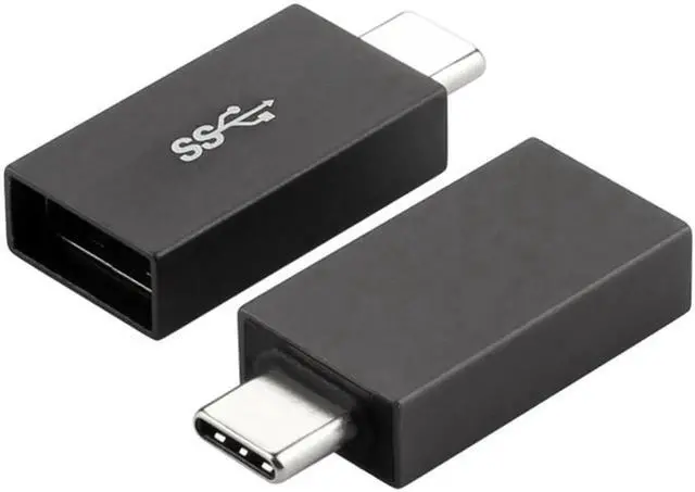 Main image of USB C to USB 3.0 Adapter, Hannord 2 Pack USB C to A Male to Female Adapter Compatible with MacBook 2018 2017 2016, Samsung Galaxy Note 8, Galaxy S8 S8+ S9, Google Pixel, Nexus, and More