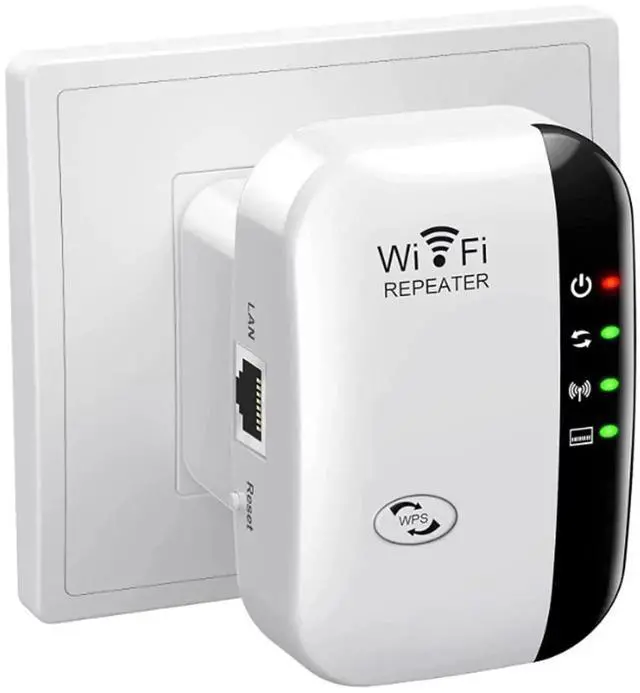 Alt view image 6 of 6 - WISDUM  WiFi Extender, WiFi Extenders Signal Booster for Home Up to 5000 sq.ft and 50 Devices, WiFi Range Extender, Wireless Repeater, Long Range Amplifier with Ethernet Port
