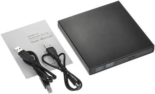 Alt view image 7 of 7 - External USB2.0 CD Drive, Hannord Protable External DVD Drive, USB Slim CD-RW DVD-R Combo Burner Writer Player for Laptop Notebook PC Desktop Computer Compatible with Windows 2000/XP/Vista/7/10 MAC OS