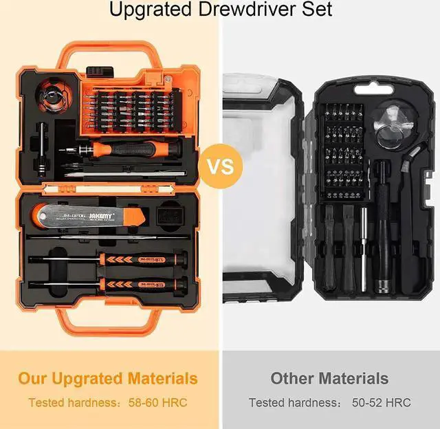 Alt view image 7 of 7 - Precision 47 in 1 Screwdriver Set Repair Maintenance Kit Tools for iPhone, iPad, Samsung Cell Phone,Tablet PC, Laptop,Computer and Other Electronic Device (47 in 1)