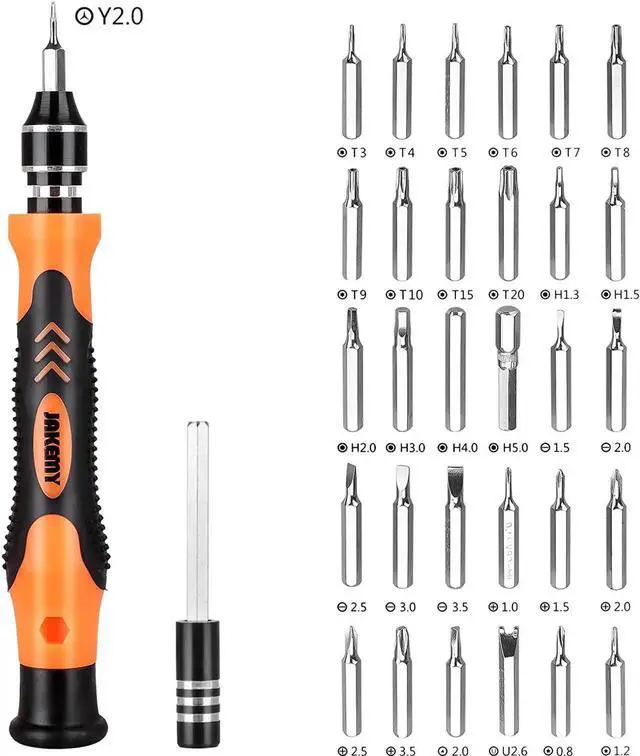 Alt view image 2 of 7 - Precision 47 in 1 Screwdriver Set Repair Maintenance Kit Tools for iPhone, iPad, Samsung Cell Phone,Tablet PC, Laptop,Computer and Other Electronic Device (47 in 1)