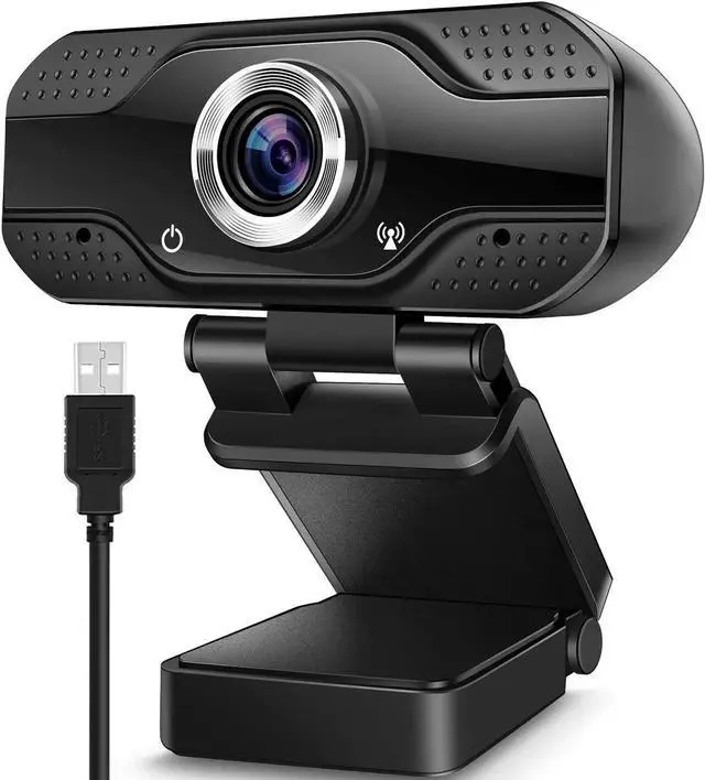Main image of WISDUM Video Calling Recording Conferencing Live Class Webcam,1080P Full HD Webcam USB Desktop & Laptop Webcam Live Streaming Webcam with Microphone Widescreen HD Video Webcam