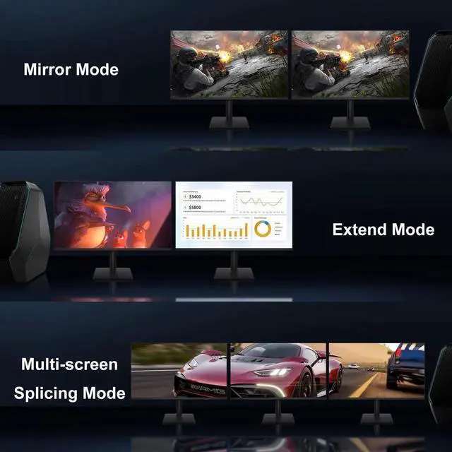 Alt view image 6 of 7 - DisplayPort 2.1 Cable 3.3FT 16K@60Hz, 8K@120Hz, 4K@240Hz 165Hz 144Hz, 80Gbps HDR DSC HDR10 HBR3 Display Port Cord Support FreeSync G-Sync for 4090 7900XTX Gaming Monitor