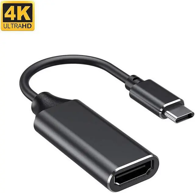 Main image of USB C to HDMI Adapter 4K for Mac OS, Type-C to HDMI Adapter [Thunderbolt 3], Compatible with MacBook Pro 2019/2018/2017, MacBook Air, Galaxy, Dell XPS, Pixelbook, Microsoft and More