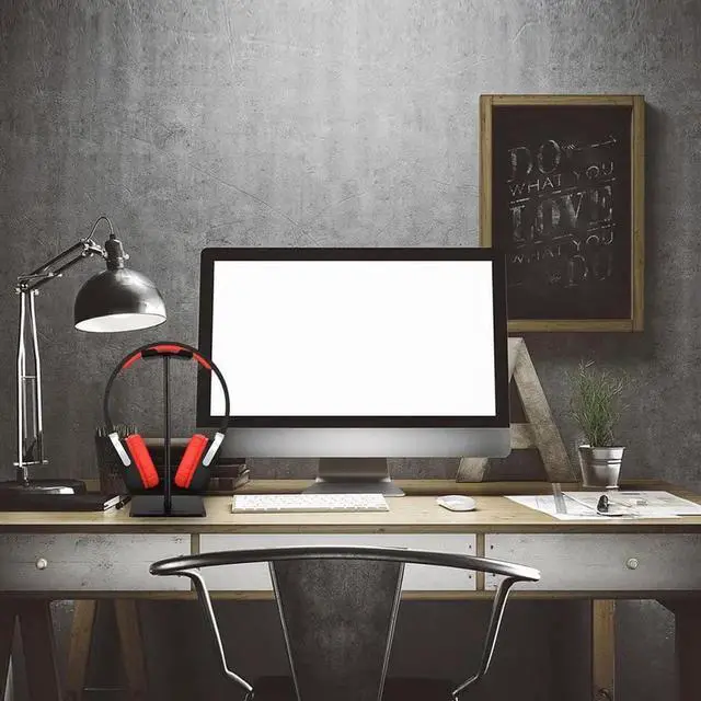 Alt view image 6 of 7 - Universal Headphone Holder Portable Headset Stand Detachable TPU Material Easy Installation Earphone Display for Home Exhibition Center Store - Black