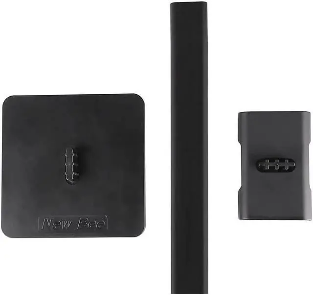 Alt view image 3 of 7 - Universal Headphone Holder Portable Headset Stand Detachable TPU Material Easy Installation Earphone Display for Home Exhibition Center Store - Black