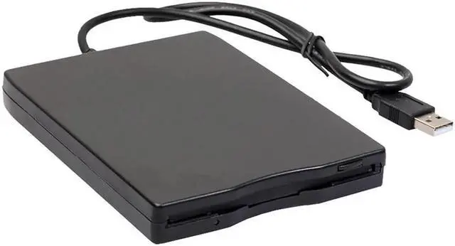 Alt view image 7 of 7 - WISDUM  USB Floppy Drive 3.5" USB External Floppy Disk Drive Portable 1.44 MB FDD USB Drive Plug and Play for PC Windows 10 7 8 Windows XP Vista Mac Black 3.5" USB External Portable Floppy Disk Drive