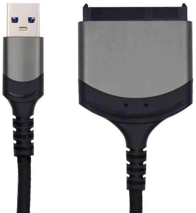 Alt view image 7 of 7 - WISDUM SATA to USB Nylon Braided Cable USB 3.0 to 2.5" SATA Hard Drive External Converter Adapter up to 5Gbps for SSD/HDD Data Transfer