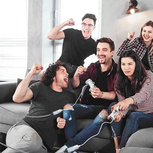 Alt view image 7 of 7 - WISDUM USB Extension Code, USB Extension Cable Type A Male to Female 5Gbps High-Speed Data Transfer, USB 3.0 Extension Compaticable with Keyboard, Mouse, TV, Handle, Projector ,Gray 1.64 ft.