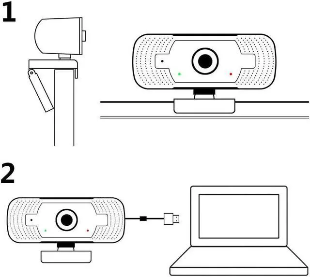 Alt view image 7 of 7 - WISDUM 1080p Full Hd Webcam,Computer Laptop Pc Mac Desktop Camera Conference and Video Call,Pro Stream Webcam with Plug and Play Video Calling Webcam