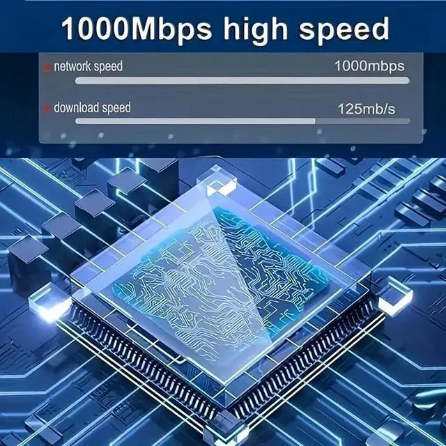 Alt view image 3 of 7 - WISDUM Ethernet Switch 1 to 4 High Speed 1000Mbps, Ethernet switch with power cord for Cat5/5e/6/7/8 cables Network switch Ethernet hub for connecting up to 4 devices