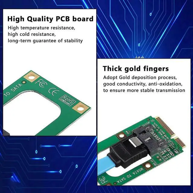 Alt view image 4 of 7 - WISDUM SATA Cable III 5 Pack 6Gbps 7pin Female to Straight Data Cable with Locking Latch Compatible for SATA SSD, HDD, CD Driver, CD Writer, 20 Inch Blue