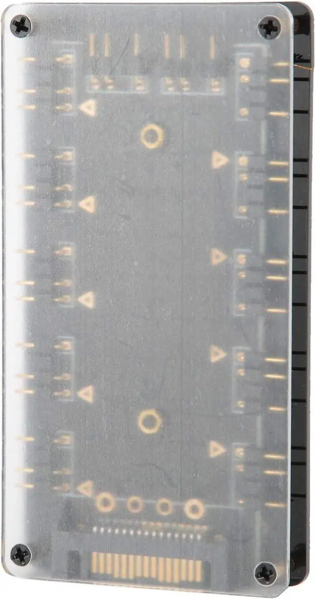 Alt view image 2 of 4 - RGB Fan Hub Splitter 10 in 1 Interface Extension Effective Cable Management for brandA brandM Aura Motherboard Fans