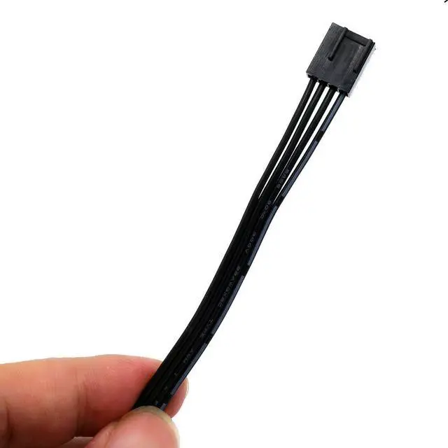 Alt view image 2 of 4 - PWM Fan Hub Stringing, PC CPU Cooling 4 PIN/3 PIN Fan Power Cable Hub Splitter Extension Cable Adapter Sleeved Fan Splitter for Desktop Computer Cooler Fans 1 to 6 Way