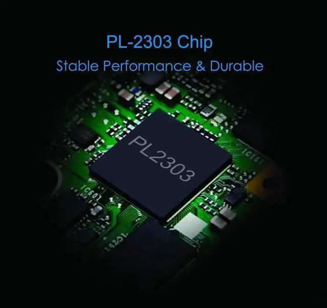 Alt view image 5 of 7 - USB to RS232 Adapter with PL2303 Chipset, 6.6ft USB 2.0 Male to RS232 Female DB9 Serial Converter Cable for Cashier Register, Modem, Scanner, Digital Cameras, CNC,Black