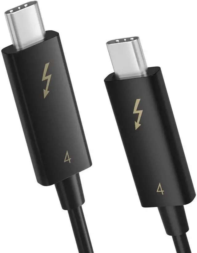 Main image of WISDUM 40Gbps Thunderbolt 4 Cable 2.3ft, Supports 8K Display/ 100W Charging USB C to USB C Cable 0.7M, for USB4 Thunderbolt 3 MacBooks iPad Pro/Air Hub Docking SSD Enclosure