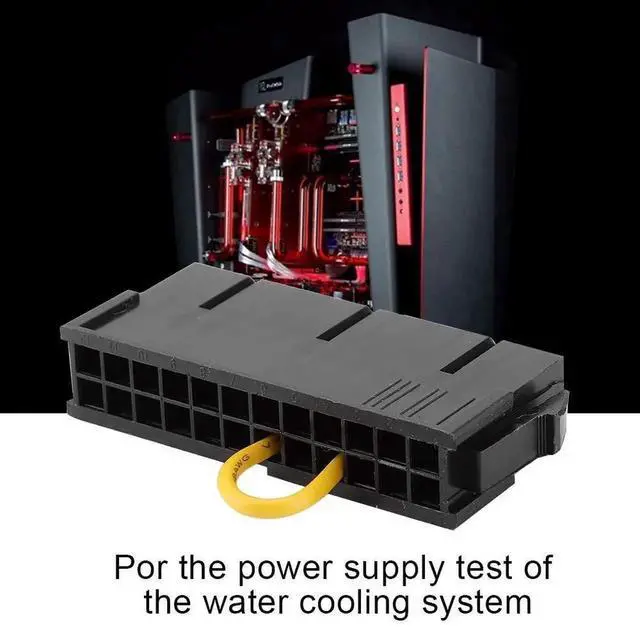 Alt view image 2 of 7 - WISDUM a 24-Pin ATX Power Supply Jumper Bridge Tool,24Pin ATX Power Supply Starter Power Module 20+4 Pin PSU Reboot Connecter for Miner Machine