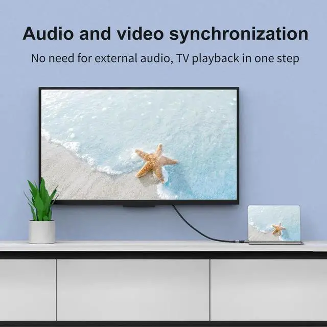 Alt view image 6 of 6 - WISDUM
8K@30Hz DisplayPort to HDMI-compatible Adapter Converter Display Port Male DP to Female HD TV Cable Adapt Video For PC TV Laptop