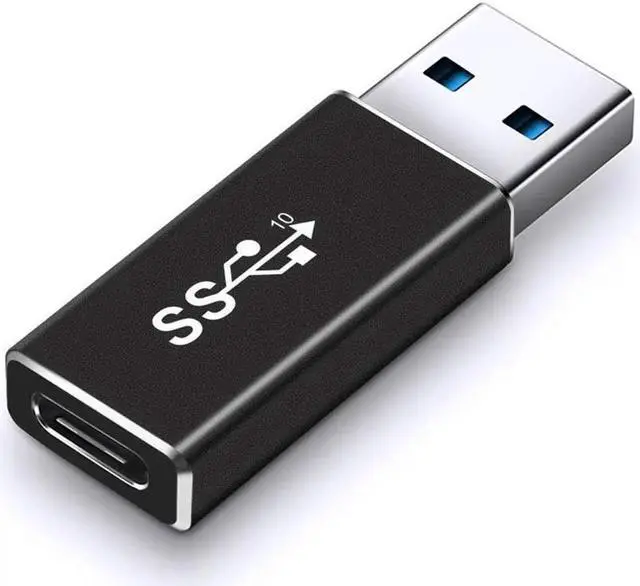 Main image of DIXSG Updated USB 3.1 GEN 2 Male to Type-C Female Adapter, Support Double Sided 10Gbps Charging & Data Transfer, USB A to USB C 3.1 Converter