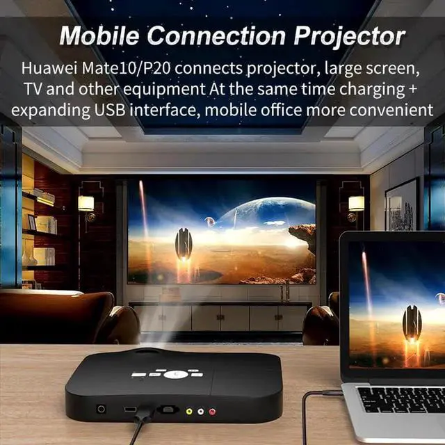 Alt view image 2 of 5 - DIXSG USB C to HDMI Cable for Home Office type-c to hdmi 1.8m 4K60hz 6ft compatible with MacBook