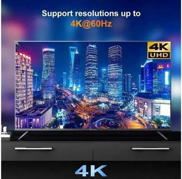 Alt view image 4 of 5 - DIXSG Mini HDMI to HDMI Cable, 4K HDMI to mini HDMI 2.0 Bidirectional High Speed Adapter, for Graphics Card,HDTV,Tablet,Camera,S.ony HDR-XR50,6ft