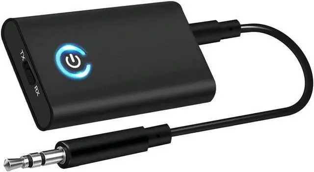 Main image of DIXSG 2-in-1 Bluetooth 5.0 Transmitter Receiver with 3.5mm Jack Aux for TV PC Home Car Sound System