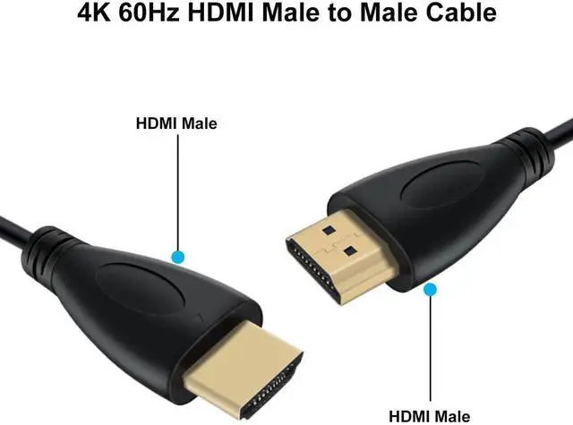 Alt view image 4 of 6 - DIXSG Coiled HDMI Cable 4K @ 60Hz HDMI Cable High Speed 3D, ARC, Ethernet, for Laptop, Monitor, PS5, PS4, Xbox One, Fire TV, PC (Black 0.5-2m)
