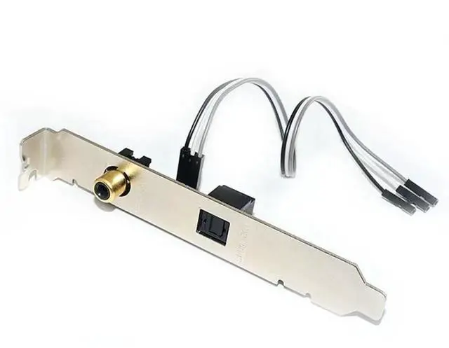 Main image of WISDUM 24Bit 192KHz Daughter Card SPDIF Optical Fiber Coaxial Digital Sound Card Baffle Black