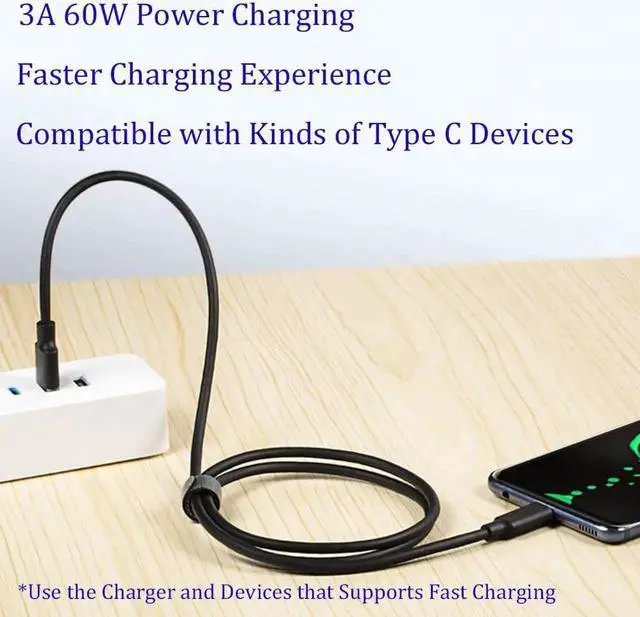 Alt view image 3 of 7 - DIXSG USB3.2 Type A to USB-C 10Gbps Cable,AUBEAMTO USB3.2 Gen 2 Type C Data Cable, 3A 60W PD Fast Charging Cable, 2 Pack 3.3ft+3.3ft