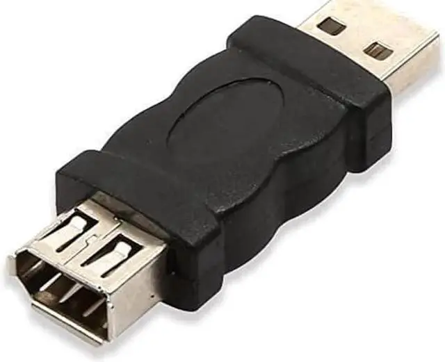 Alt view image 4 of 4 - WISDUM USB Male to FireWire IEEE 1394 6 Pin Female Adapter