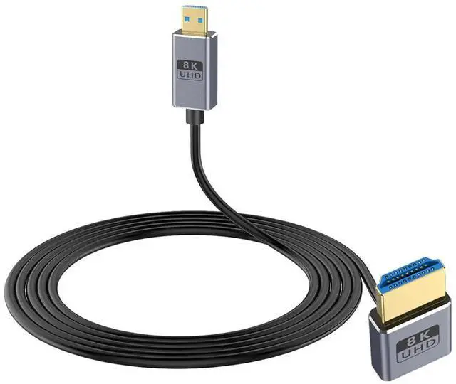 Main image of WISDUM Micro HDMI to HDMI 2.1 Cable, Up Angle HDMI Male to Micro HDMI Cable 8K@60Hz, 4K@240Hz, 48Gbps High Speed Compatible with Raspberry Pi 5/Pi 4/GoPro Hero 7 6/S.ony A6000 Camera 4FT/1.2M