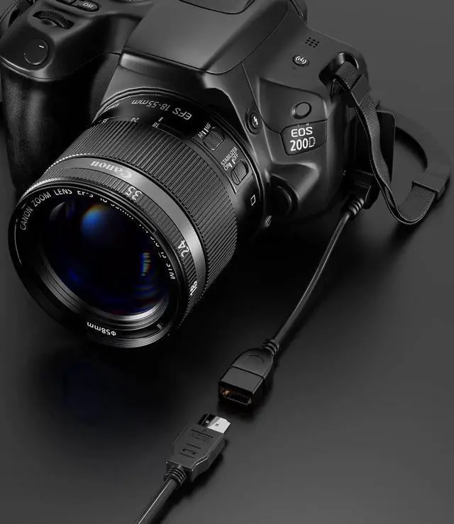 Alt view image 5 of 7 - WISDUM 15CM High Speed 90 Degree Mini HDMI Left-Toward Male to HDMI Female Cable Adapter Connector Supports Full HD 4K 1080P 3D Player,(6.0in, Downward Angle) - 2 Pack