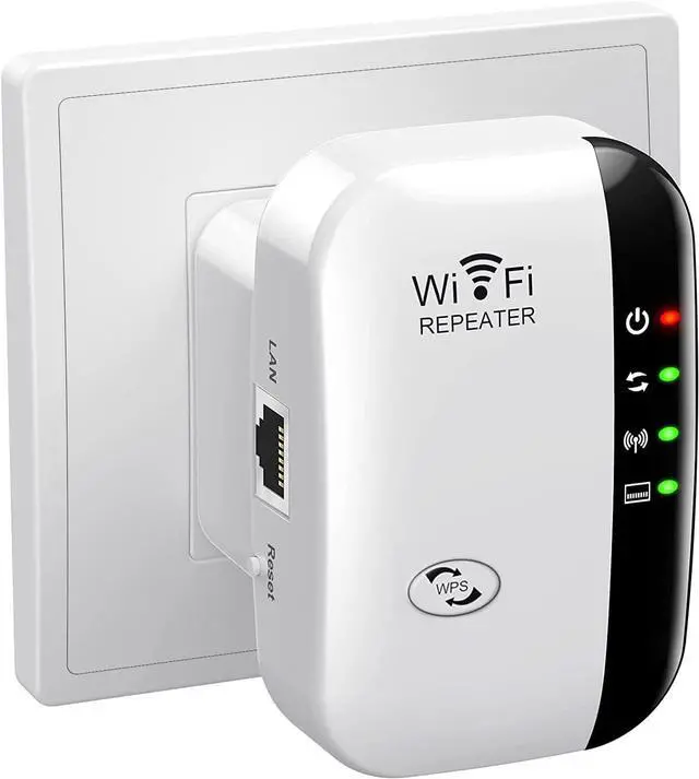 Main image of WiFi Extender, WiFi Extenders Signal Booster for Home Up to 5000 sq.ft and 50 Devices, WiFi Range Extender, Wireless Repeater, Long Range Amplifier with Ethernet Port, 1-Tap Setup, Alexa Compatible