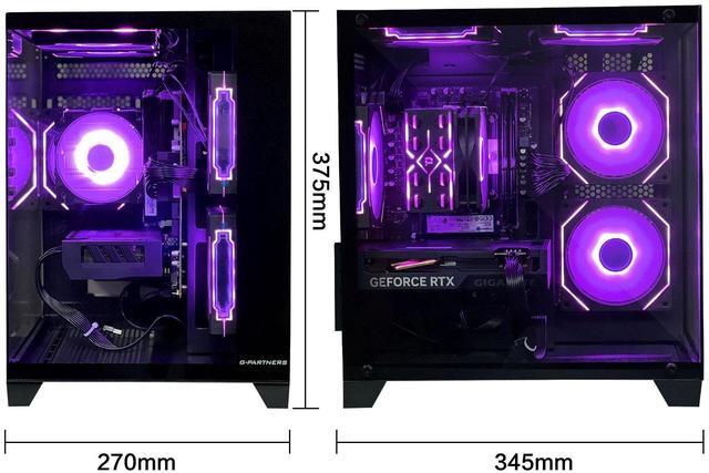Alt view image 5 of 7 - AOACE Gaming PC Desktop INTEL Core i5 14400F 2.5 GHz, NVIDIA RTX 5060 8G DLSS 4, 32GB DDR4 RAM 3200MHz,1TB NVMe PCIe4.0, Wi-Fi6E, Game Design Office console,Sea View Room,Windows 11 Home 64-bit
