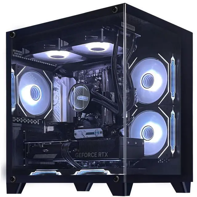 Alt view image 7 of 12 - AOACE - Gaming Desktop -AMD Ryzen5 9600X - NVIDIA GeForce RTX 5070 12G - 1TB M2 - 32GB DDR5 6400MHz - WiFi&Bluetooth - Windows 11 home - Gaming PC