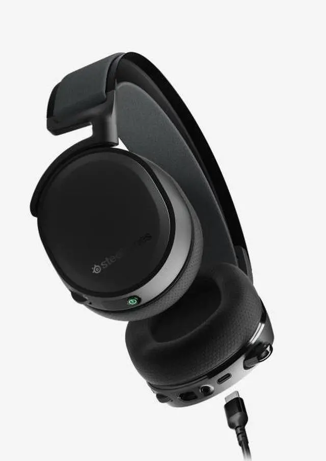 Alt view image 4 of 7 - SteelSeries Arctis 7+ Lossless Wireless Gaming Headset | 2.4GHz Wireless Via USB Dongle | USB-C | 7.1 Surround |for PC, PlayStation, PS5, PS4, Mac, Android, and Nintendo Switch Handheld | Black