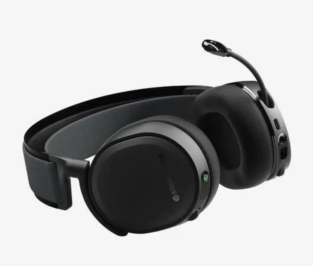 Alt view image 5 of 7 - SteelSeries Arctis 7+ Lossless Wireless Gaming Headset | 2.4GHz Wireless Via USB Dongle | USB-C | 7.1 Surround |for PC, PlayStation, PS5, PS4, Mac, Android, and Nintendo Switch Handheld | Black