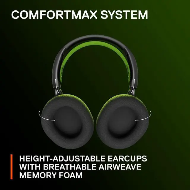 Alt view image 5 of 7 - SteelSeries Arctis Nova 7X Multi-Platform Wireless Bluetooth Black Gaming Headset ClearCast Gen 2 Mic For Xbox, PC, Mac, Nintendo Switch, PS4, PS5, VR, Occulus Quest 2