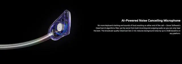 Alt view image 4 of 7 - SteelSeries Arctis Nova 7P Wireless Multi-Platform Gaming USB-C Headset | 2.4GHz + Bluetooth | Gen2 AI Mic |PlayStation, PS4, PS5, PC, Switch, VR, Mobile | White