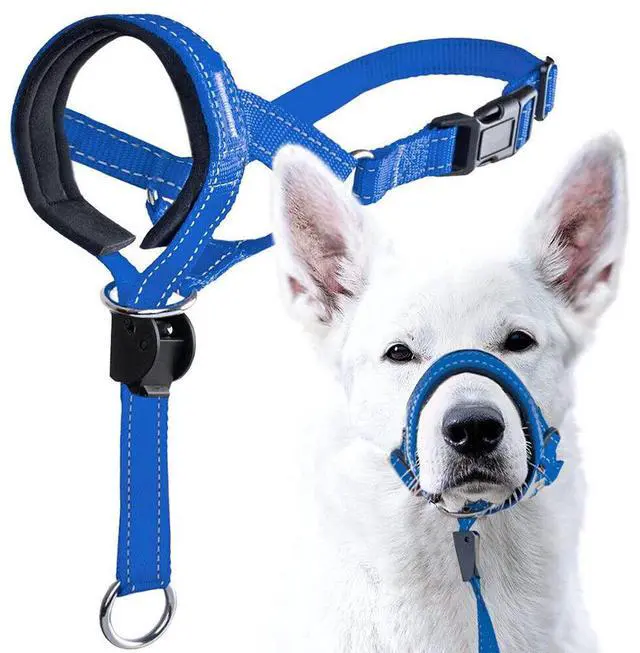 Alt view image 4 of 7 - Adjustable Dog Muzzle - Anti-Bite Training Mask with Traction Control