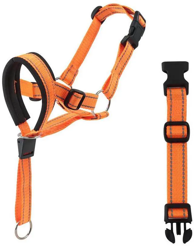 Main image of Adjustable Dog Muzzle - Anti-Bite Training Mask with Traction Control