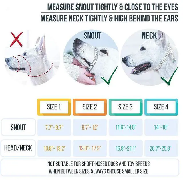 Alt view image 7 of 7 - Adjustable Dog Muzzle - Anti-Bite Training Mask with Traction Control