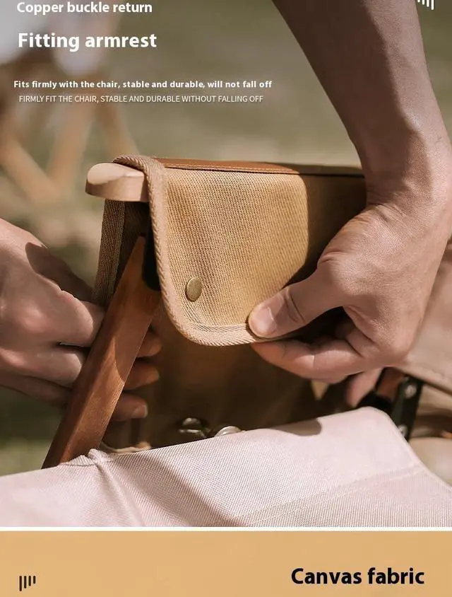 Alt view image 6 of 7 - Camping Chair Side Storage Bag - Portable Multifunctional Hanging Organizer